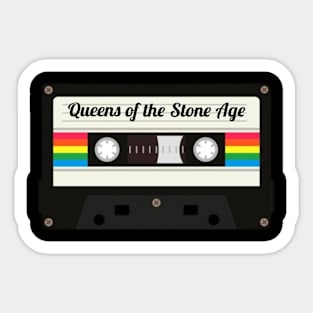 Queens of the Stone Age / Cassette Tape Style Sticker